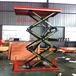 Heavy Duty Ba Kéo Bàn Nâng 1 Tấn Nền Tảng Cắt Kéo 1000Kg Thủy Lực Nâng Nền Tảng - Product Image 5