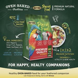 WIMOW Mélange de Fruits et d'Arachides <span class=keywords><strong>pour</strong></span> <span class=keywords><strong>Oiseaux</strong></span>, Légumes Lyophilisés 10kg, <span class=keywords><strong>pour</strong></span> Grégris Africain, Cockatoos, Ara, Marque Privée, Usine OEM - Product Image 5