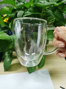 Offre Spéciale – Tasse à Expresso et Lait en Verre Borosilicate à Double Paroi, Écologique, 8oz/250ml, 350ml, avec Poignée – Cadeau d'Affaires Moderne - Product Image 6