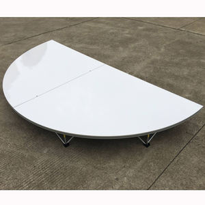 Plataforma de escenario de madera interior portátil escenario de concierto modular redondo - Product Image 1