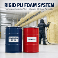 Système de mousse PU rigide bicomposant, polyol à formulation personnalisée, isolation de tuyaux pour la réfrigération et le stockage à froid