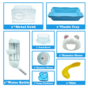 Jaula de Hámster Multifuncional en Oferta, Jaula Grande de Doble Capa para Hámster, Jaula Simple y Portátil para Hámster - Product Image 2
