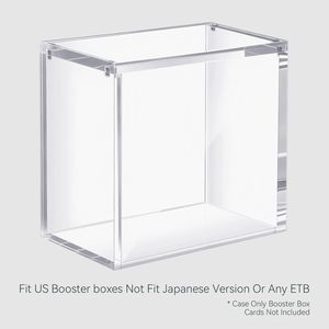 Hộp tăng cường Acrylic trường hợp bảo vệ rõ ràng Acrylic 5mm đóng cửa từ dễ dàng tải hàng đầu tương thích với hộp tăng cường pkmn - Product Image 4