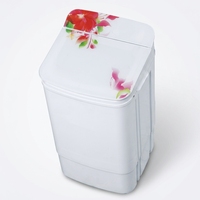 Portable Mini Single Tub Washing Machine Electric Washer for Camping Travel Apartment Home Small Washer