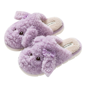 Wanita lucu kartun anjing hewan untuk sandal empuk mewah sol datar rumah hangat untuk sandal untuk musim panas-grosir - Product Image 1