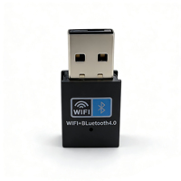 Adaptador de red inalámbrico 2 en 1 Rtl8723 de 150M, adaptador USB para computadora, receptor y transmisor Wifi, sin controladores.