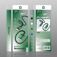 Cable Adaptador de Corriente USB C a Tipo C de Aleación de Zinc y Silicona Líquida, Cable de Carga Rápida de 120W, Cable de Carga de Pared para Android
