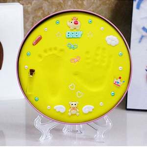 Set de Regalo para Recién Nacido, Kit de Arcilla para Moldear en 3D, Recuerdo para Bebé, Marco para Huellas de Manos y Pies, Producto Inspirado en Plastilina y Slime - Product Image 6