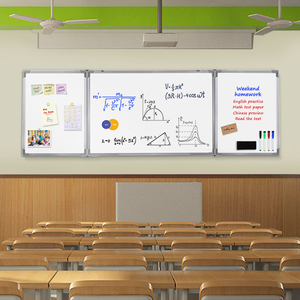 Hot Sale <strong>Big</strong> Folded <strong>Whiteboard</strong> Dry Erase Writing Folding White Board for School Classroom - Product Image 4