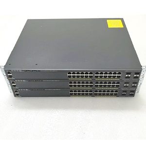 Commutateur CISCOS WS-C2960X-24PS-L d'occasion <span class=keywords><strong>2960</strong></span>-X <span class=keywords><strong>24</strong></span> GigE PoE 370W, 4 X 1G SFP, LAN Base. WS-C2960X-24PS-L - Product Image 1