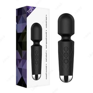 Grosir harga pabrik Mini hitam tongkat <span class=keywords><strong>Vibrator</strong></span> mainan seks untuk wanita Dildo tongkat pijat kuat Stimulator alat seks dewasa - Product Image 1