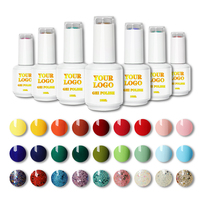Échantillon gratuit, marque privée, vernis à ongles en gel UV LED à faire tremper, longue durée, 60 couleurs, design français, DIY, non toxique