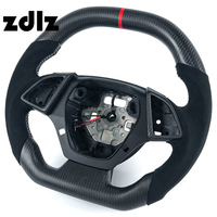 Volant de voiture pour Chevrolet Corvette C7 ZR1 SS 2015 2016 2017 Volant personnalisé en fibre de carbone mate pour Camaro