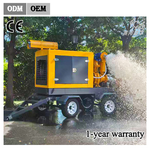 Pompe d'irrigation agricole et de drainage mobile de 8 pouces à moteur haute performance et grande cylindrée - Product Image 2