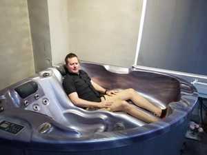 Fabrik preis 2 Personen Whirlpool Spa Pool Eck massage freistehende Badewanne für Hotel/Bad - Product Image 6