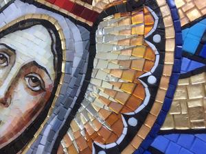 Clip de verre de Marseille mosaïques pour Coire mur intérieur mosaïque décoration murale intérieure belle peinture de fond mosaïque murale - Product Image 6