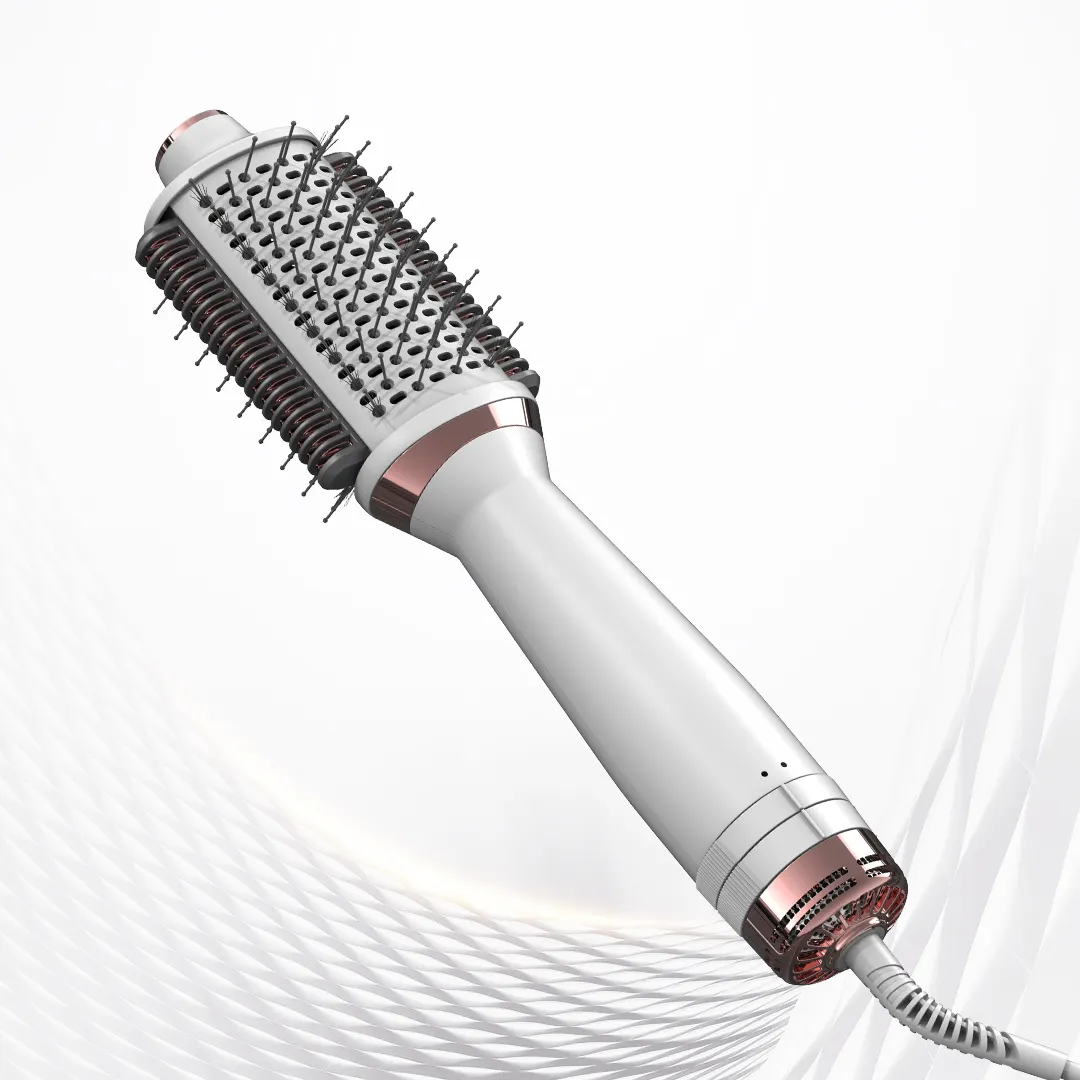 Ulelay professionelle elektrische beheizte glatte kamme Haarschneide lockig Styling Blow Dryer Pinsel 3-in-1 Heißluftpinsel