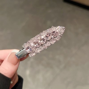 2026 New <b>Sweet</b> Niche Design Shining Rhinestone Hairpin Exquisite Light Luxury Women's Hairpins Fashionable Headwear Wholesale - Product Image 5
