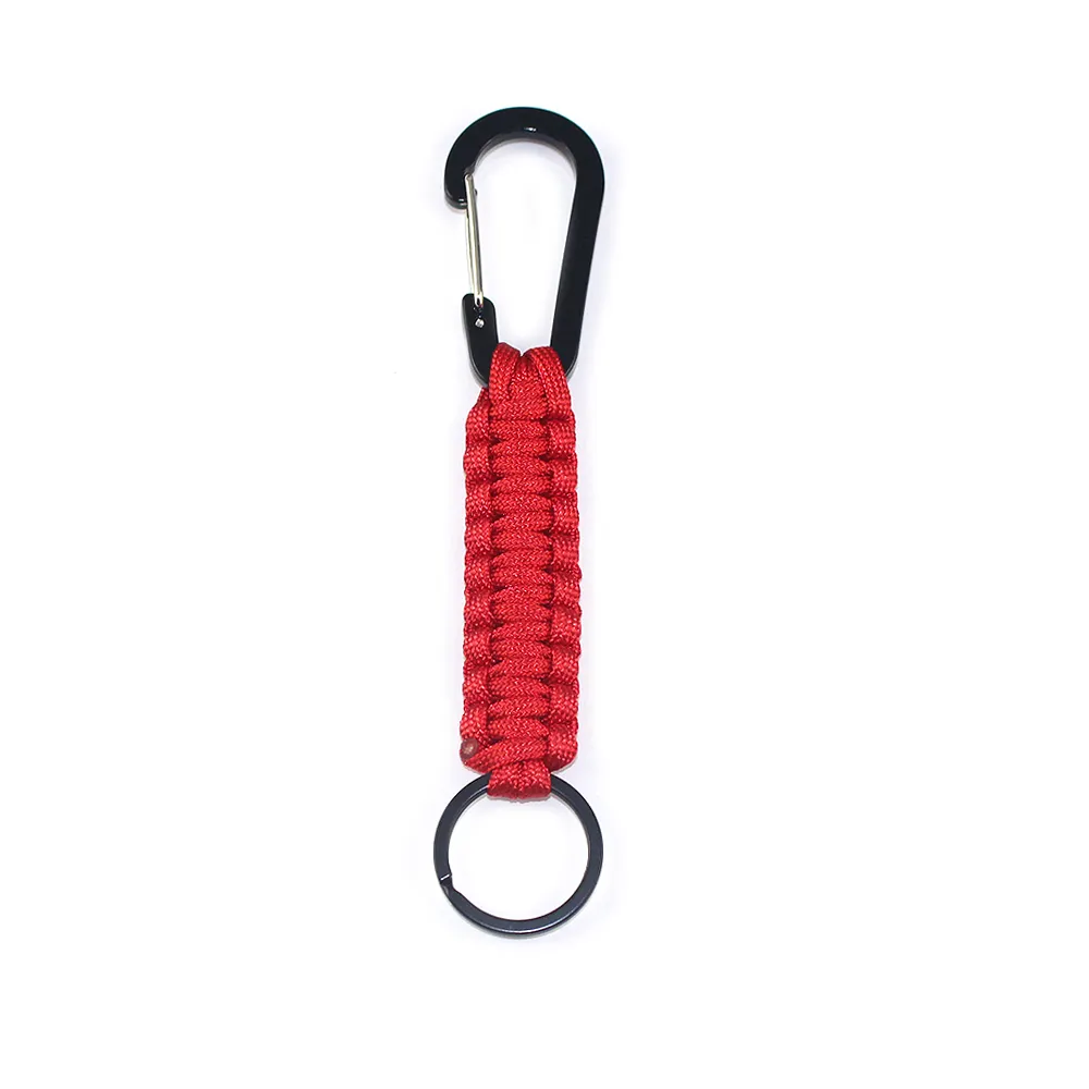 Outdoor Survival Fashion Simple Climbing Paracord Key Chain, Climbing Tools Custom Paracord Rope Multi-function Key Chain