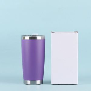 Purple Tumbler Standard Stainless Steel Insulated Double Wall Vacuum Powder Coated Matte Leak Proof <b>Cup</b> Tumble ASM25 - Product Image 6