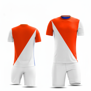 Conjunto de uniforme de fútbol de Francia con logotipo personalizado Camiseta de fútbol de la mejor calidad Entrenamiento de secado rápido Camiseta de fútbol de nuevo estilo para adultos - Product Image 1