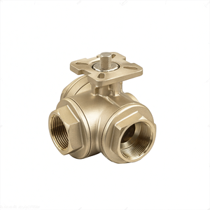 COVNA 3 Way <b>Valve</b> DN50 2 Inch ANSI Class 150 Metal High-platform Three-piece Three-way Ball <b>Valve</b> <b>Body</b> - Product Image 2