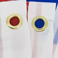 Drapeau haïtien léger de 3x5 pieds, en polyester imprimé avec 2 œillets, mettant en valeur le design unique d'Haïti