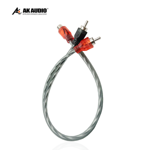 Cable de audio para coche de fábrica de alta calidad, cable estéreo para coche, enchufe 1/2Rac a 1/2Rac <span class=keywords><strong>macho</strong></span> a <span class=keywords><strong>macho</strong></span>, cable distribuidor de audio - Product Image 2