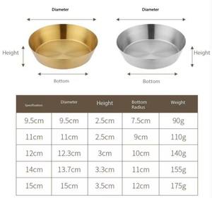 Хит продаж: мини-тарелки из нержавеющей стали 304 для соусов, закусок, кимчи, для корейского барбекю и гриля - Product Image 3