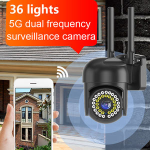 Kamera CCTV nirkabel cerdas dengan visi malam berwarna penuh, monitor jarak jauh jaringan rumah, kamera wifi dual-band 5G dengan 36 lampu luar ruangan. - Product Image 2