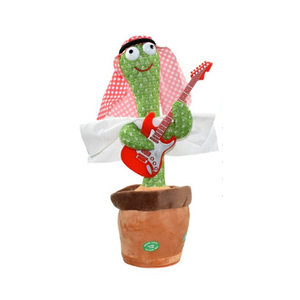 Lindo Cactus Bailarín y Cantante que Repite lo que Dices, Juguete con 120 Canciones, Peluche Electrónico, Decoración Navideña, Regalo - Product Image 5