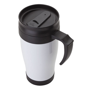 Vaso de Viaje para Auto de Plástico de Doble Pared de 16 oz con Asa - Product Image 6