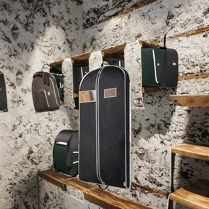 Wholesale Custom Foldable Dustproof Travel Organizer <strong>Garment</strong> <strong>Bag</strong> with Zipper Closure Reusable Suit Hanging Cover for Shopping - Product Image 2