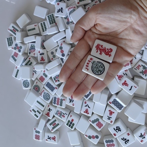 Bàn Chơi Mạt Chược Cỡ Lớn 166, Bộ Mahjong Mỹ Trong Bao Gỗ - Product Image 1