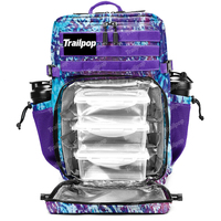 Sac à dos tactique de randonnée, de chasse, de trekking, de camping, de camouflage, imperméable, en Oxford, 45L, pour la salle de sport, Trailpop