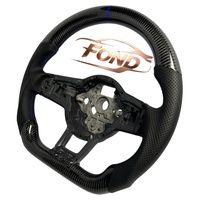 Volant en fibre de carbone personnalisable adapté aux VW Golf MK5/MK6/MK7, Passat, CC, GTI, Bora et Sagitar.