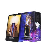 Conception personnalisée 400gsm Art Paper UV Vernis holographique Cartes de tarot Decks avec boîtes Top Vente Design personnalisé Paper Tarot Decks