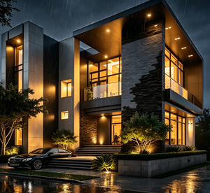 Villa Prefabbricata con Design 3D, Struttura <span class=keywords><strong>in</strong></span> Acciaio Leggero, Casa Container di Lusso Modulare Prefabbricata, Ville Prefabbricate <span class=keywords><strong>in</strong></span> <span class=keywords><strong>Vendita</strong></span> - Product Image 2