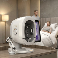 Analyseur de diagnostic cutané 3D en ligne avec IA, scanner facial, testeur de peau, machine d'analyse cutanée magique
