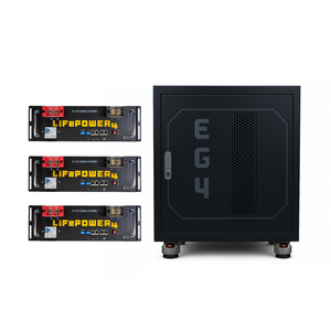 Kit de Baterías para Rack de Servidor E G4 de 3 Ranuras con Sistema de Gestión, Pantalla LCD, Material ABS, Baterías Prismáticas 18650 de 5kWh para Cajas y Racks 37684 E - Product Image 1