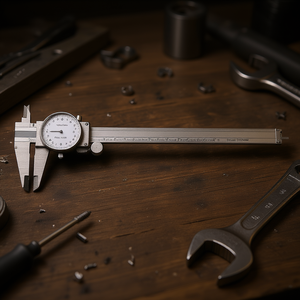 Calibrador de Dial Fervi 0-150mm de Acero Inoxidable, Herramienta de Medición de Precisión - Product Image 3