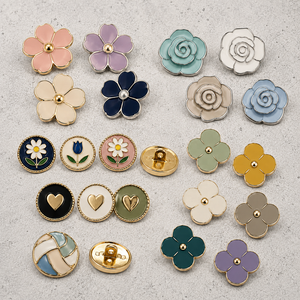 Boutons-pression métalliques personnalisés avec logo, de luxe, 4 pièces, en laiton et alliage de zinc, à ressort, pour jeans, vestes, sacs, vente en gros - Product Image 2