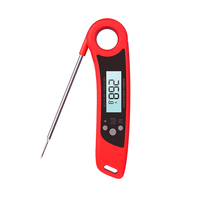 Équipement de cuisson pratique et facile Thermomètre à viande numérique Herbe extérieure BBQ Porc Piscine Poisson Volaille Thermomètres