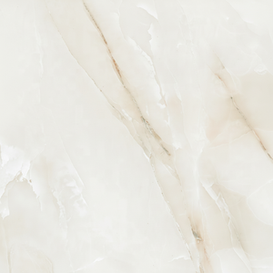 Vistaar ONYX Bianco กระเบื้องปูพื้นพอร์ซเลนเคลือบ600x600มม. กระเบื้องหินอ่อนดูหรูหราขนาด60x60ซม. กระเบื้องเคลือบเซรามิก - Product Image 1