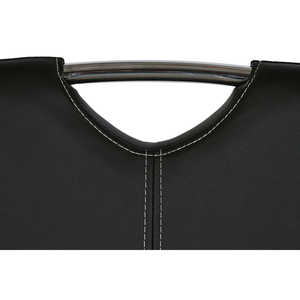 CHAIR EN MÉTAL NOIR PU 45x59x102 - Product Image 2