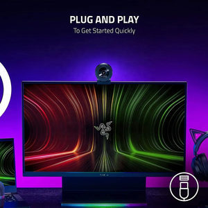 Cámara Web Razer Kiyo X para Streaming, 1080p 30FPS/720p 60FPS AF, Completamente Configurada, para Negocios, Oficina, Juegos - Product Image 6