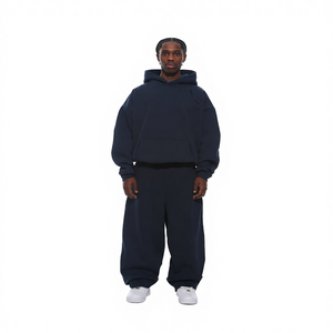 SANGLA SPORTS Unisex 100% Baumwolle Umweltfreundliches Leichtgewichtiges Einfarbiges Kapuzen-Sweatshirt Jogginghose Garment-Dyed Schnelltrocknend - Product Image 1