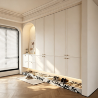Meuble à chaussures moderne en bois, élégant et tendance, pour salon, meuble de luxe de style européen pour l'entrée d'un appartement