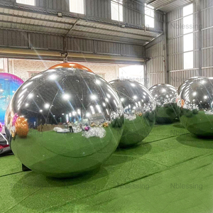 Inflatable Mirror Ball for World Cup, Shiny Reflective Sphere Football Match Party & Outdoor Event Decor <b>Customized</b> Our Inflatab - Product Image 6