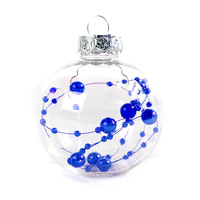 Großhandel Maßgefertigte Größe & Logo Weihnachtskugeln Plastik-Ornamente Christbaumschmuck